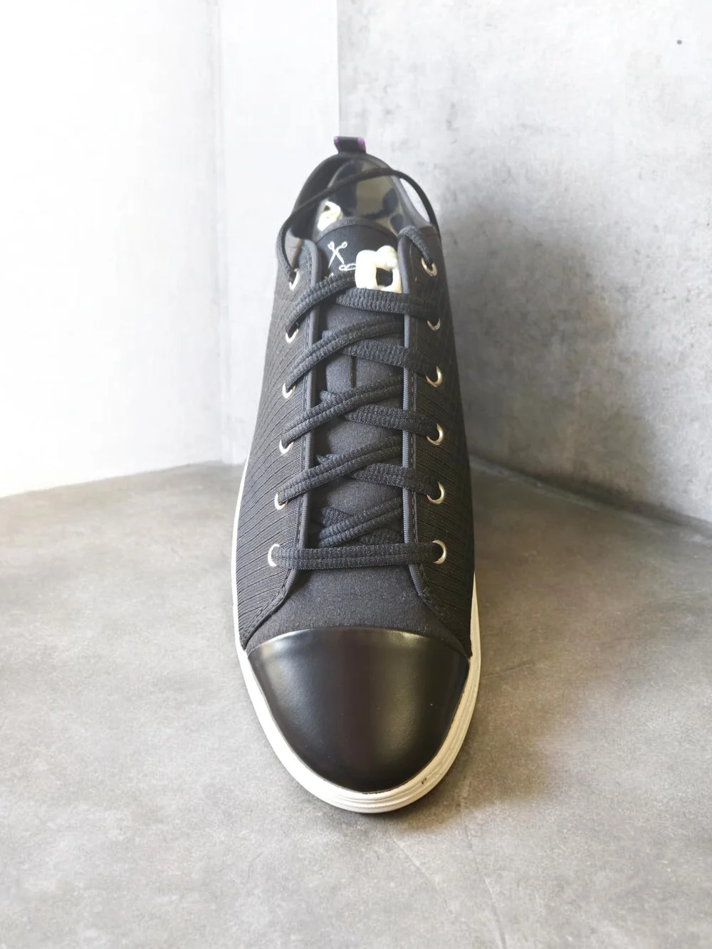 Marc Ecko Black Sneaker with White Logo